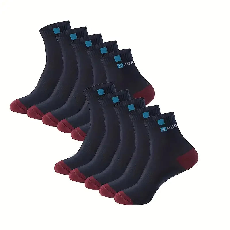 Mens sports Mid Calf Socks