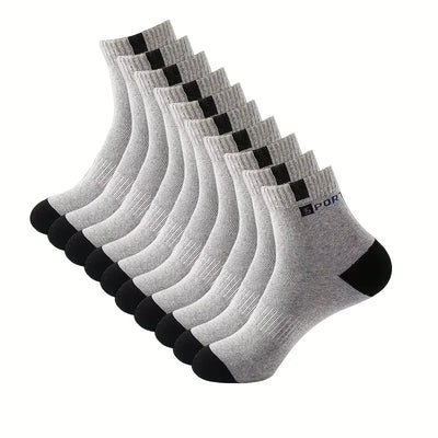 Mens sports Mid Calf Socks